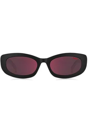 HUGO BOSS Óculos escuros com detalhe em esmalte colorido
