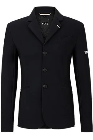 HUGO BOSS Casaco equestre de ajuste slim equestre com detalhes exclusivos