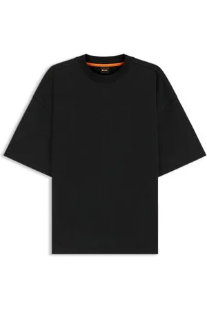HUGO BOSS T-shirt de ajuste grande em algodão elástico