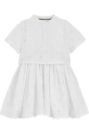 HUGO BOSS Vestido dois em um para criança com monogramas Double B