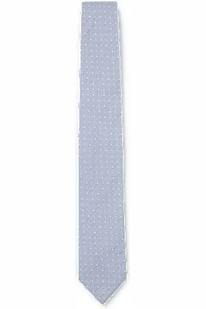 HUGO BOSS Gravata de mistura de seda com padrão jacquard