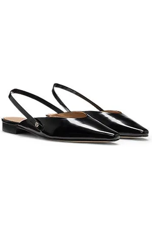 HUGO BOSS Saltos altos slingback estilo sabrina em pele