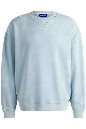 HUGO BOSS Camisola em terry de algodão com efeito tie-dye