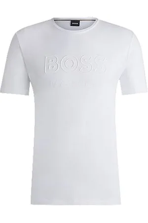 HUGO BOSS T-shirt equestre em algodão elástico com logótipo bordado