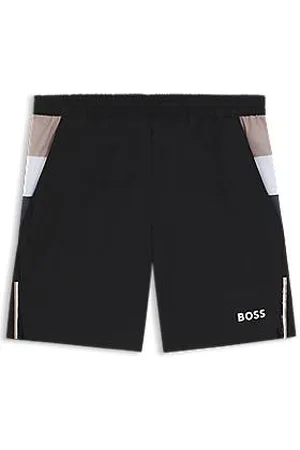 HUGO BOSS Calções de ténis ativos em tecido flexível com controlo da humidade