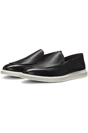 HUGO BOSS Loafers de pele com sola de borracha
