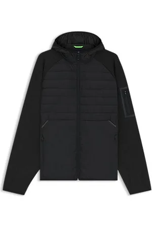 HUGO BOSS Casaco repelente à água com bolso na manga