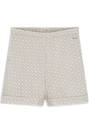 HUGO BOSS Calções de pijama com estampado de monograma com vivo contrastante
