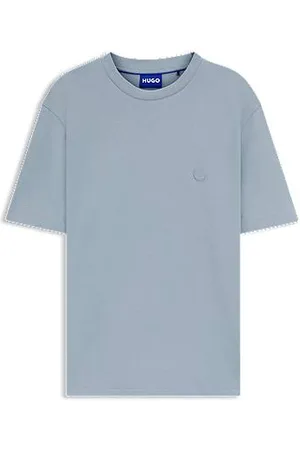 HUGO BOSS T-shirt em jersey de algodão com logótipo Happy