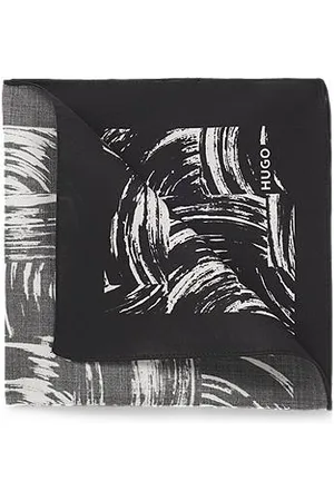 HUGO BOSS Lenço de bolso estampado com logótipo