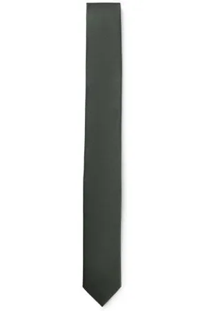 HUGO BOSS Gravata de mistura de seda com trama jacquard