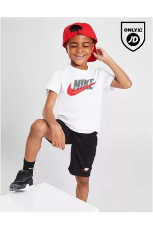 Nike Sets - Conjunto T-Shirt/Calções Double Swoosh para Criança