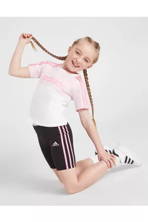 adidas Menina Sets - Conjunto T-Shirt/Calções Girls' Linear para Criança