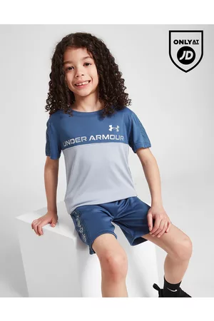 Under Armour Sets - Conjunto T-Shirt/Calções UA Armour Fleece Grid para Criança