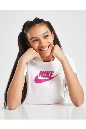 Nike Menina T-shirts & Manga Curta - T-Shirt Girls' Futura Crop para Júnior