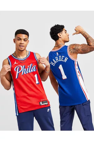 Jordan Homem Camisolas sem capuz - Camisola NBA Philadelphia 76ers Harden #1 Swingman