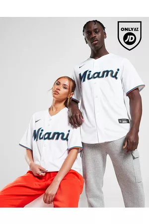 Nike Homem Camisa Formal - Camisa MLB Miami Marlins