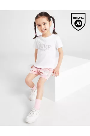 Juicy Couture Bebé Sets - Conjunto T-Shirt/Calções Girls' Glitter Velour de Bebé