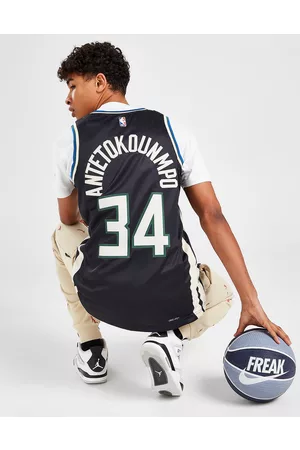 Jordan Homem Camisolas sem capuz - Camisola NBA Milwaukee Bucks Antetokounmpo #34