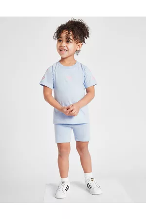 adidas Bebé Sets - Conjunto T-Shirt/Cycle Calções Girls' Trefoil para Bebé