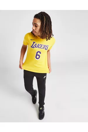 Nike T-shirts & Manga Curta - T-Shirt NBA LA Lakers James #6 para Júnior