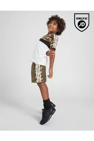 adidas T-shirts & Manga Curta - Camo Print T-Shirt/Shorts Set Children