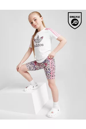 adidas Menina Sets - Conjunto T-Shirt/Calções Girls' Leopard para Criança