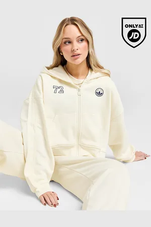 adidas Baseball Crop Full Zip Hoodie