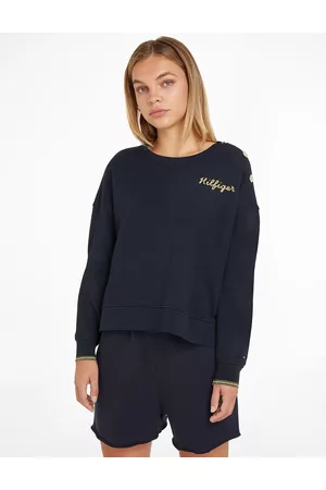 Tommy Hilfiger Mulher Camisas de Manga curta - Sweat curta, gola redonda