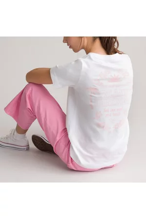 La Redoute Menina T-shirts & Manga Curta - T-shirt de gola redonda, motivo atrás