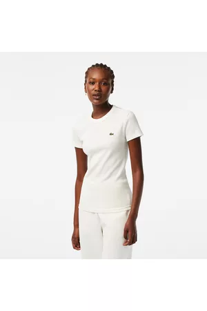 Lacoste Mulher T shirts Slim fit - T-shirt slim fit, em algodão biológico