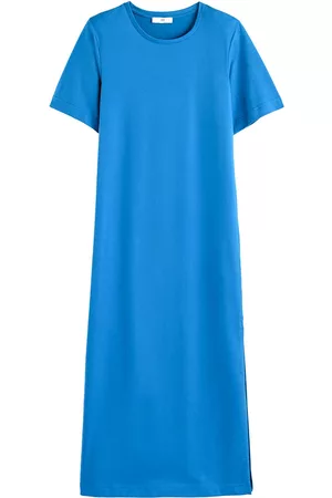 La Redoute Mulher Vestidos Compridos - Vestido estilo t-shirt, comprido, gola redonda, mangas curtas