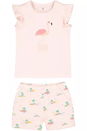 La Redoute Menina Pijamas - Pijama-calção estampado com flamingo cor-de