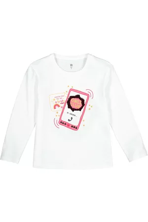 La Redoute Menina Tops Estampados - Camisola de mangas compridas, estampado smartphone