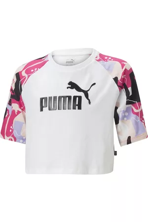 PUMA Menina T-shirts & Manga Curta - T-shirt crop top