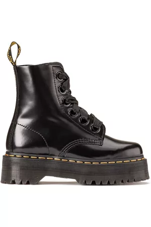 Dr. Martens Mulher Botas com plataforma - Botas com plataforma, em pele napa, Devon Heart
