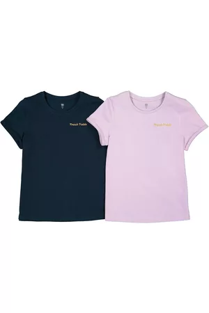 La Redoute Menina T-shirts & Manga Curta - Lote de 2 T-shirts em algodão