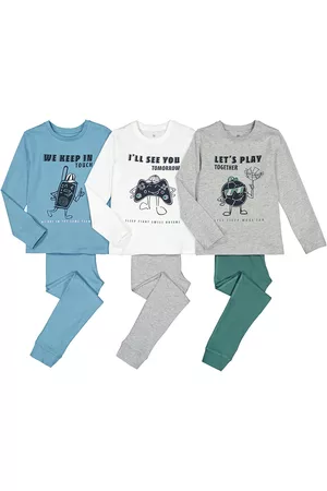 La Redoute Infantil Pijamas - Lote de 3 pijamas em algodão