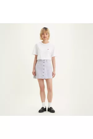 Levi's Mulher Mini-saias - Saia curta com botões