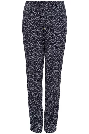 ONLY Mulher Calças Estampadas - Calças slim estampadas