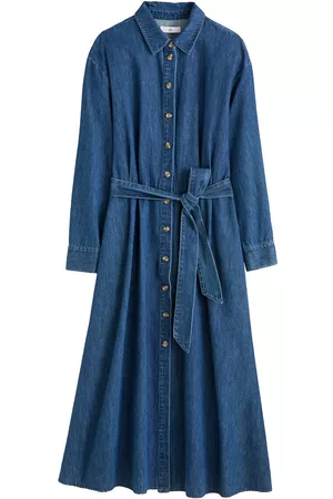 La Redoute Mulher Vestidos Compridos - Vestido-camisa comprido, em ganga