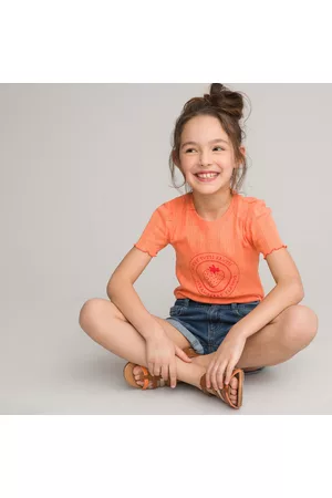 La Redoute Mulher Tops de Malha - T-shirt de gola redonda, em malha ajurada