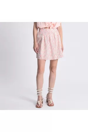 Molly Bracken Mulher Mini-saias - Saia curta estampada