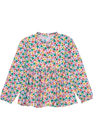 La Redoute Menina Tops Estampados - Camisa fluida de mangas compridas, estampado floral