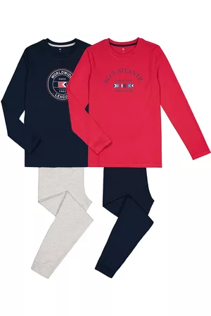 La Redoute Infantil Pijamas - Lote de 2 pijamas com motivo bandeira