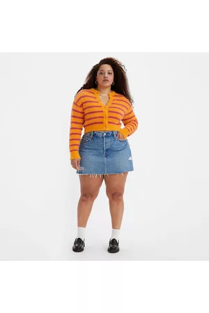 Levi's Mulher Mini-saias - Saia curta de ganga