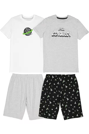 La Redoute Infantil Pijamas - Lote de 2 pijamas-calção, motivos espaço