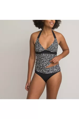 ANNE WEYBURN Mulher Tops Estampados - Top de tanquíni estampado
