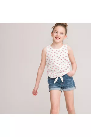 La Redoute Menina T-shirts & Manga Curta - Lote de 2 T-shirts em algodão bio