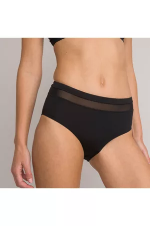 La Redoute Mulher Biquini de Cintura Subida - Cuecas de biquíni de cintura subida, barra em mesh